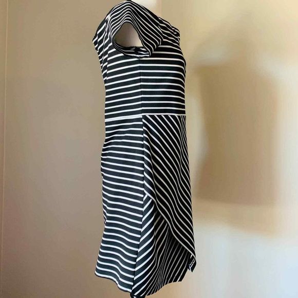1. State Dress Women XL Striped Black/White - Picture 4 of 6